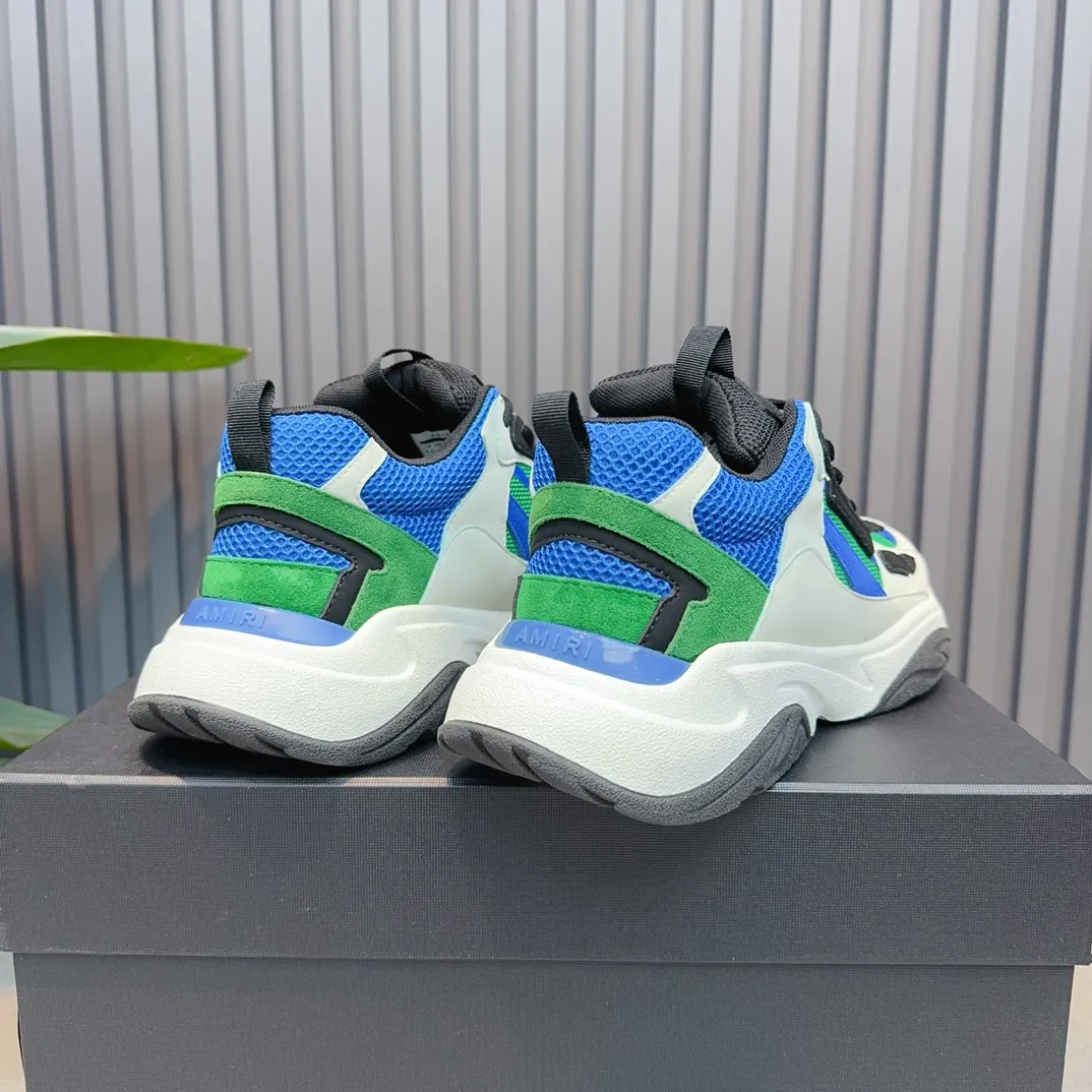 Men's shoes 💰740💰 AMIRI AMIRI fashion brand hot sale 🔥 Available all year round ✅ Official website synchronization Imported fabrics 1⃣️ vs 1⃣️ replica, original factory special original sole, 38-45 (38.45. Non-refundable)